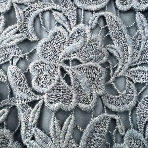 Dolce & Gabbana blue floral lace dress jacket set size 42 - Picture 13 of 13